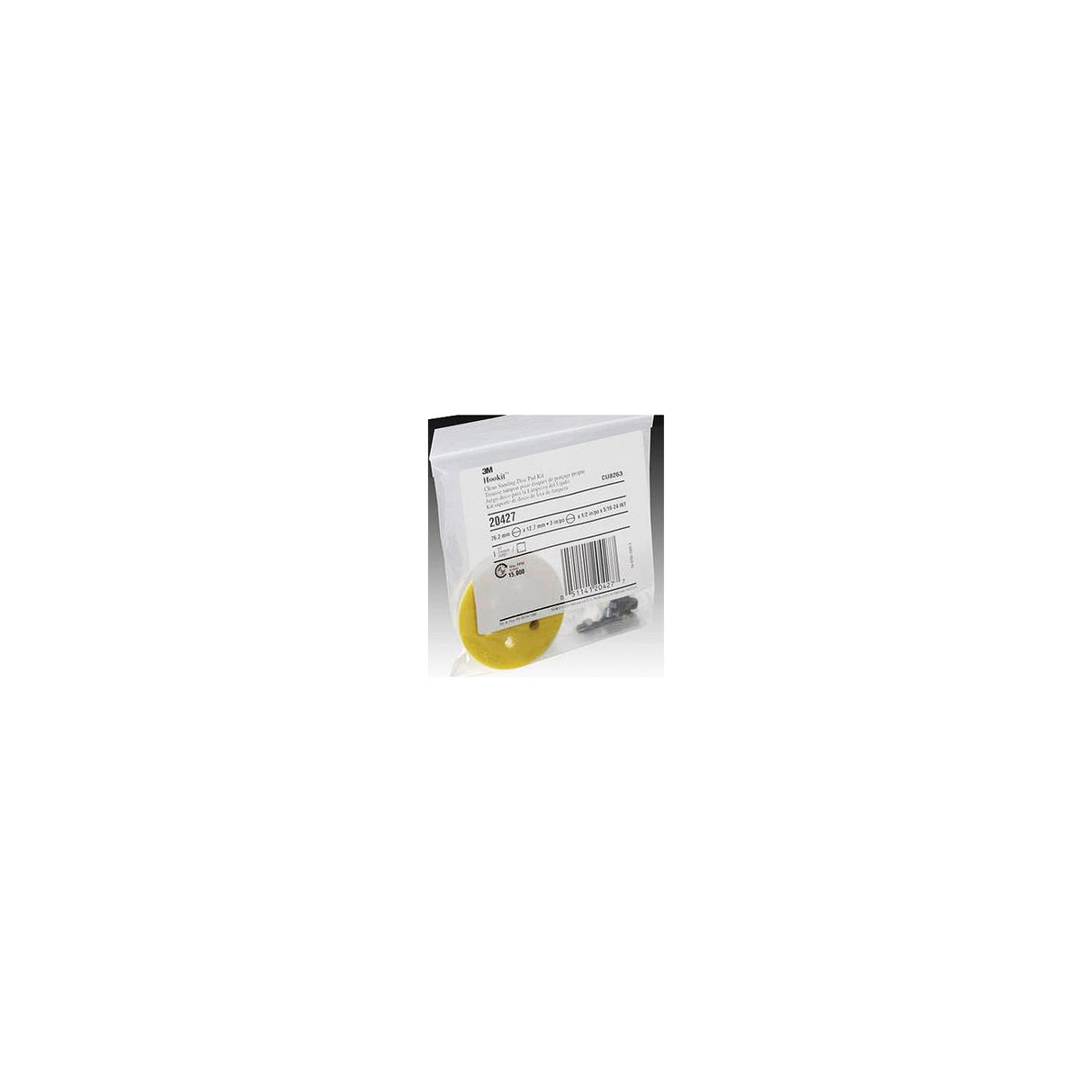 3M Clean Sanding 3" Hookitâ¢ Disc Pad Kit - 7000045008