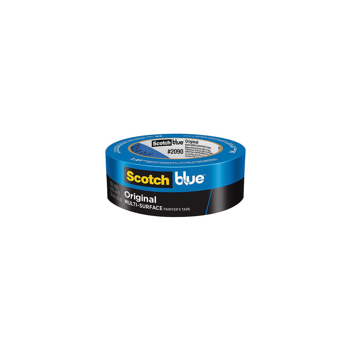 3M Marine 03680 Scotchblueâ¢ 2090 Original Painter's Tape, Blue, 3/4" x 60 yards, 48 per case - 7100185226 - official 3M product image 3