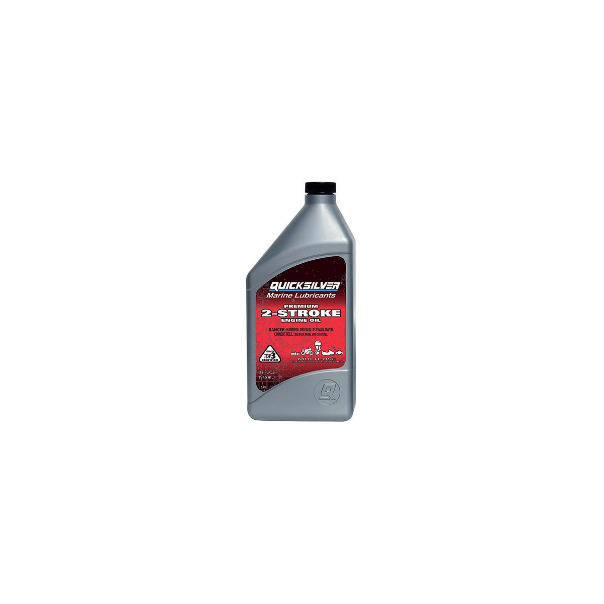 Quicksilver 92-8M0229791 Quicksilver® Premium 2-Stroke Engine Oil, Gallon - image 1