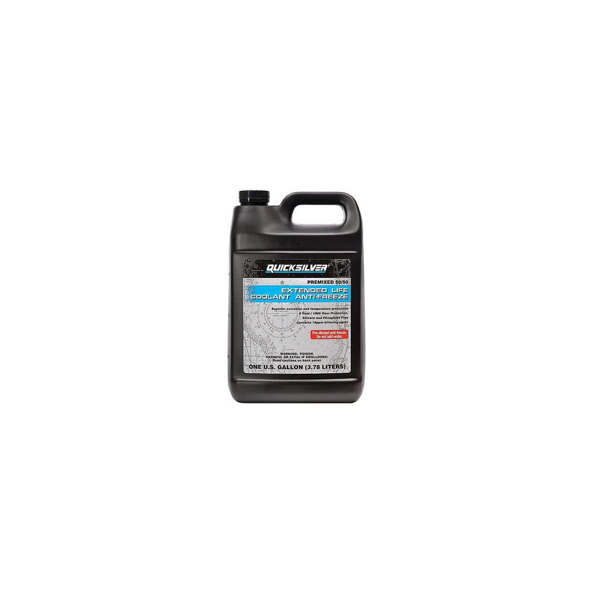 Quicksilver 877770Q1 Extended Life Coolant Anti-Freeze, Pre-Diluted 50/50, 1 Gallon - 877770Q1