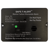 Safe-T-Alert 62 Series Carbon Monoxide Alarm w/Relay - 12V - 62-542-R-Marine - Flush Mount - Black - 62-542-R-MARINE-BL