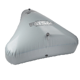 FATSAC Open Bow Triangle Fat Sac Ballast Bag - 650lbs - Gray - W706-GRAY