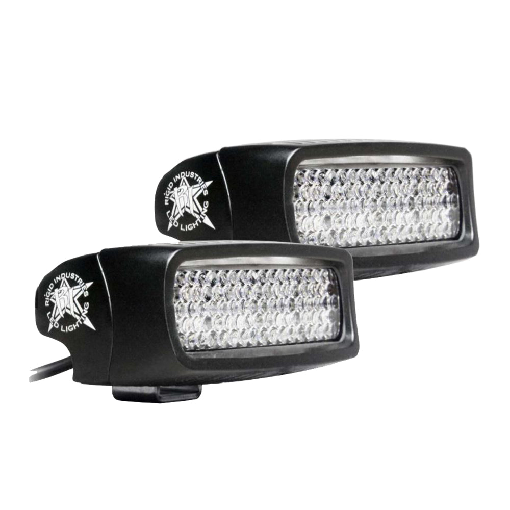RIGID Industries SR-Q PRO Kit de luces de marcha atrás - Montaje en superficie difuso - Par - Negro [980023]
