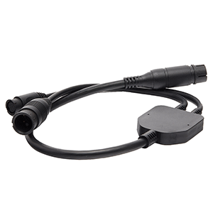 Raymarine Adapter Cable - 25-Pin to 9-Pin &amp; 8-Pin - Y-Cable to DownVision &amp; CP370 Transducer to Axiom RV - A80494