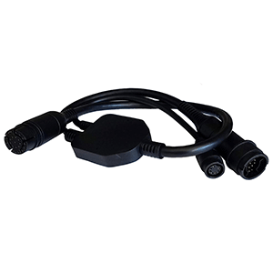 Raymarine Adapter Cable 25-Pin to 25-Pin &amp; 7-Pin - Y-Cable to RealVision &amp; Embedded 600W Airmar TD to Axiom RV - A80491