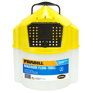 Frabill Magnum Flow Troll&reg; Shrimp Bucket - 10 Quart - 451205