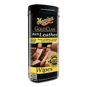 Meguiar's Meguiar's Gold Class&trade; Rich Leather Cleaner &amp; Conditioner Wipes - G10900