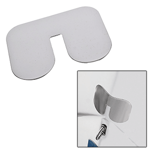 Megaware ScuffBuster&trade; Standard with Notch - 5.75" x 4.5" - Notched Bowguard - 22G - Stainless Steel - 02638