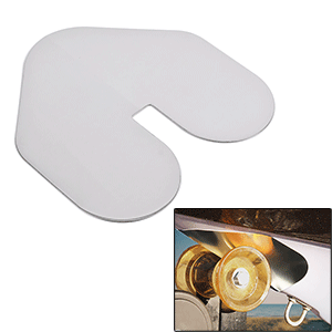 Megaware ScuffBuster&trade; XL w/Notch - 9" x 8.75" - Notched - 22G - Stainless Steel - 80638