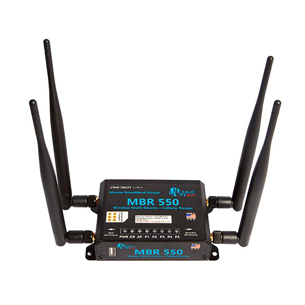 Enrutador de red Wave WiFi MBR 550 con celular [MBR550]