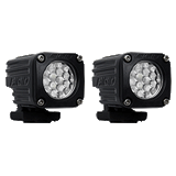 RIGID Industries Ignite Surface Mount Diffused - Pair - Black - 20541