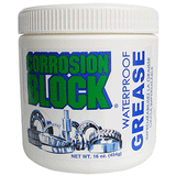 Corrosion Block High Performance Waterproof Grease - 16oz Tub - Non-Hazmat, Non-Flammable &amp; Non-Toxic - 25016
