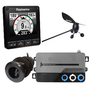 Raymarine i70s System Pack w/Color Instrument &amp; Wind, DST Transducers, iTC-5, and STng Backbone - T70216