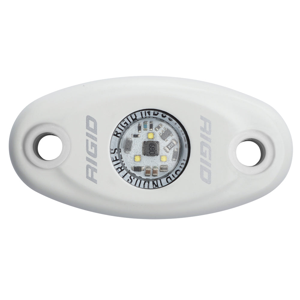 RIGID Industries Luz LED blanca de baja potencia Serie A - Individual - Blanco [480153]