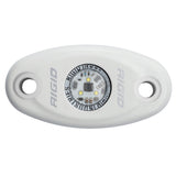 RIGID Industries Luz LED blanca de baja potencia Serie A - Individual - Blanco [480153]