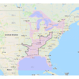 Furuno Gulf of Mexico, Great Lakes &amp; Rivers - Vector Chart &amp; Standard Resolution Satellite Photos f/Part of the Great Lakes - Unlock Code - MM3-VNA-023