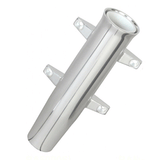 Lee's Tackle Lee's Aluminum Side Mount Rod Holder - Tulip Style - Silver Anodize - RA5000SL