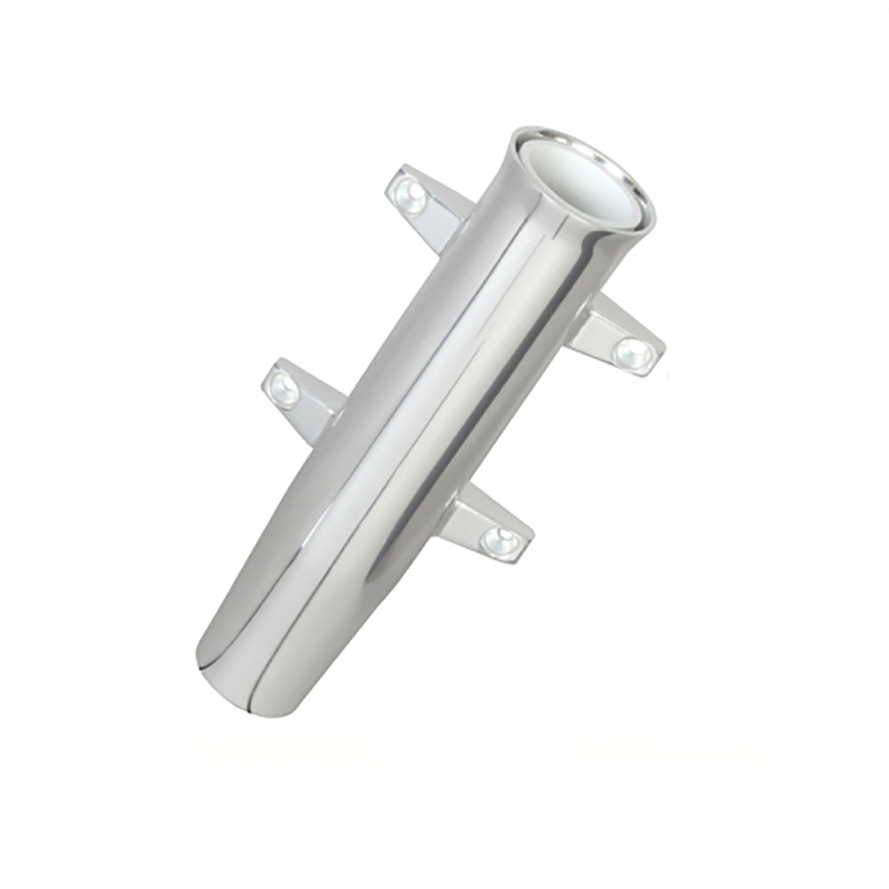 Soporte de varilla de montaje lateral de aluminio Lees - Estilo tulipán - Anodizado plateado [RA5000SL]