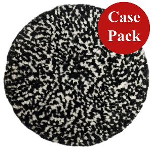Presta Wool Compounding Pad - Black &amp; White Heavy Cut - *Case of 12* - 890146CASE