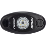 RIGID Industries Luz LED negra de baja potencia Serie A - Individual - Ámbar [480343]