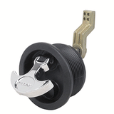 Perko Surface Mount Latch f/Smooth &amp; Carpeted Surfaces w/Offset Cam Bar - 1092DP1BLK