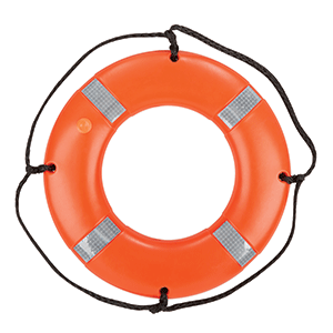 Kent Sporting Goods Kent Ring Buoy - 24" - Orange - 152200-200-024-13
