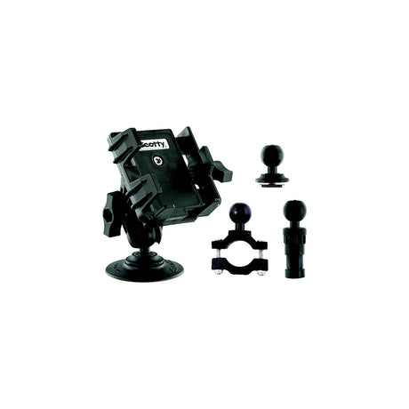 Scotty 0139 Phone Holder w/Post, Track Rail Mounts [0139] - official Scotty product image 2