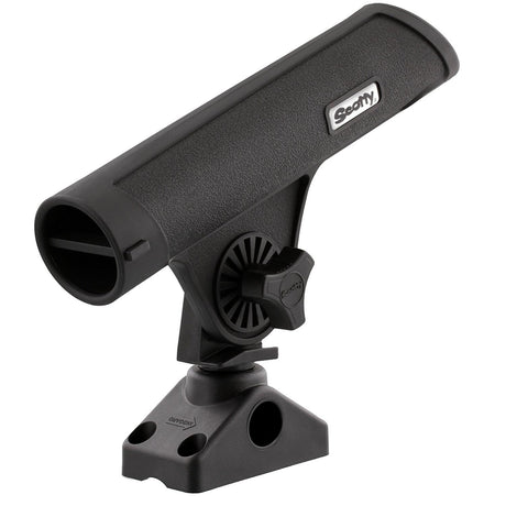 Scotty 350 Rodmaster II Rod Holder w/#241 Combination Side/Deck Mount, Black - 0350 - image 2