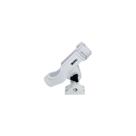 Scotty Powerlock Rod Holder White w/241 Side/Deck Mount [230-WH] - official Scotty product image 4
