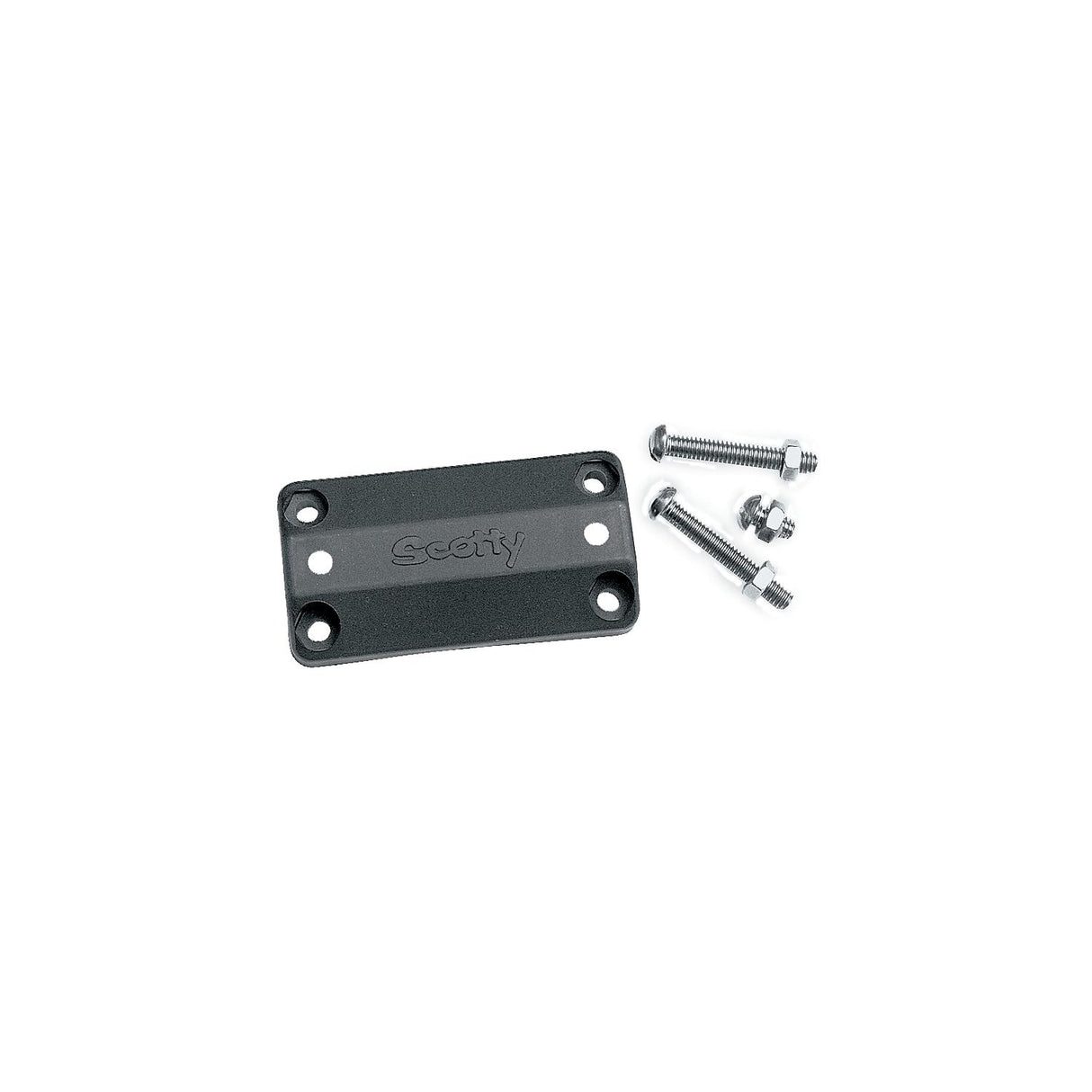 Scotty 242BK Rod Holder Rail Adapter, Black - 0242-BK