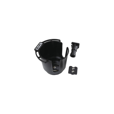 Scotty 311 Drink Holder w/Bulkhead/Gunnel Mount & Rod Holder Post Mount - Black [311-BK] - official Scotty product image 2