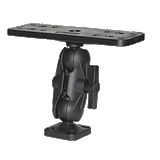 Scotty 163 1.5" Ball Mount w/Fishfinder &amp; Universal Mounting Plate - 0163