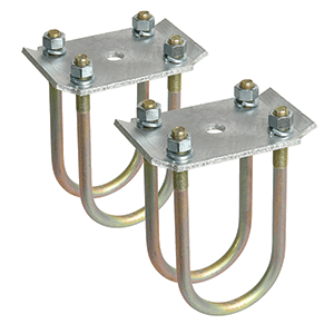 C.E. Smith Axel Tie Plate Kit f/3" Round Axel - 23003