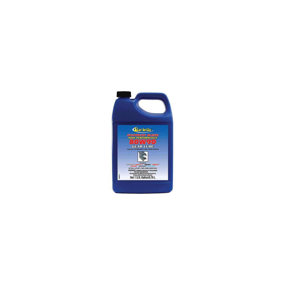 Star brite Synthetic Blend 80W90 Lower Unit Gear Lube, 1 Gal. - 027200N
