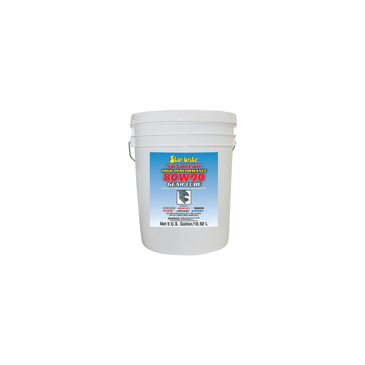 Starbrite 27205 Synthetic Blend 80W90 Lower Unit Gear Lube, 5 Gal. - 027205 - image 2