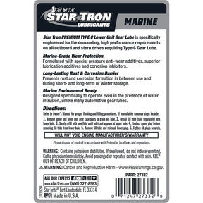 Starbrite 27332 Premium Type C Lower Unit Gear Lube, 32 oz. - 027332P - image 1