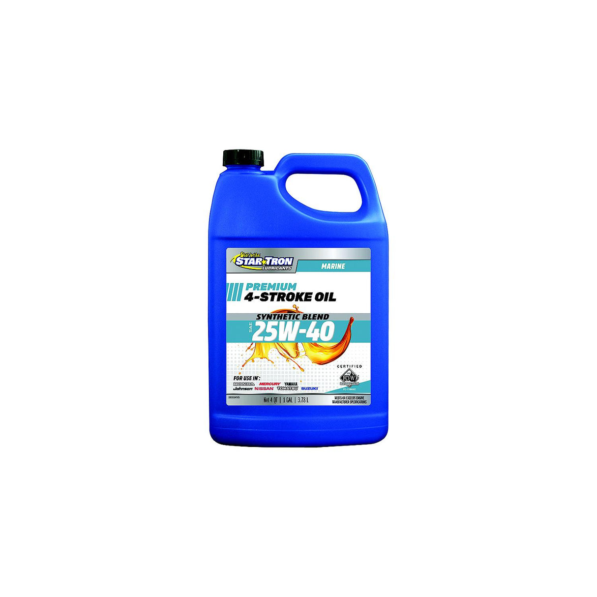 Starbrite 28300 Super Premium 4 Stroke Oil, 25W-40, 1 gallon - 028300 - image 1