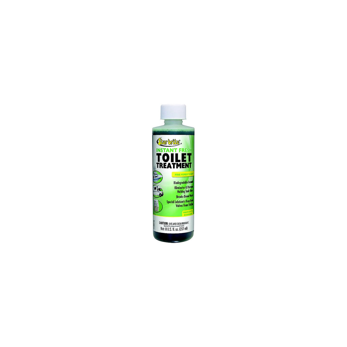 Star brite Instant Fresh Toilet Treatment - Pine Scent - Biodegradable Formula - 8 oz *6 Pack [71763] - official Star brite product image 2