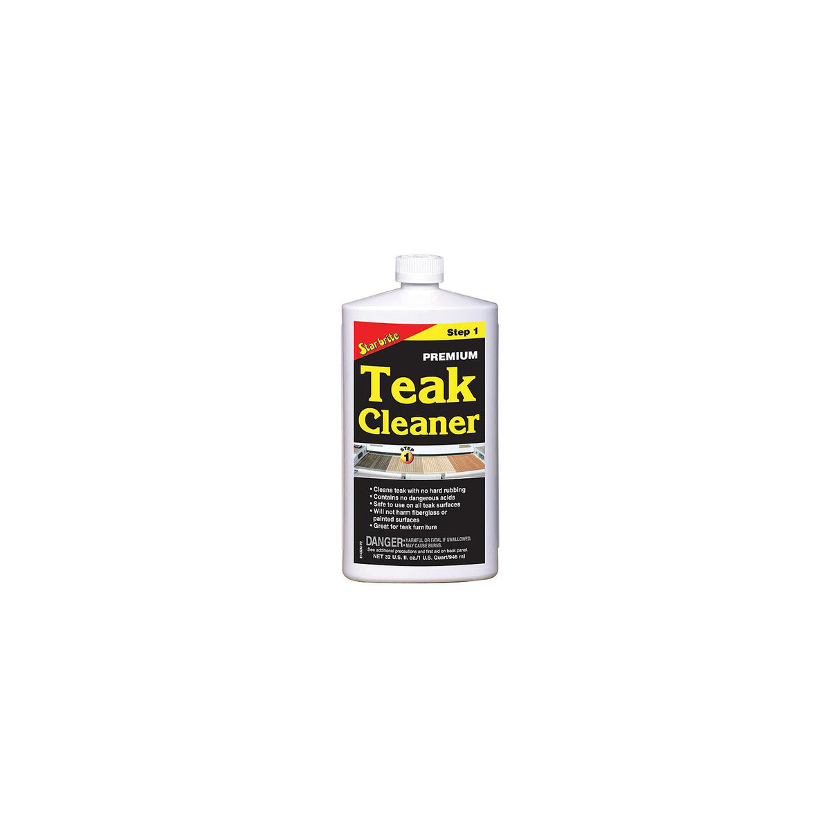 Star brite Premium Teak Cleaner - Step 1 - 32 oz [81432] - official Star brite product image 2