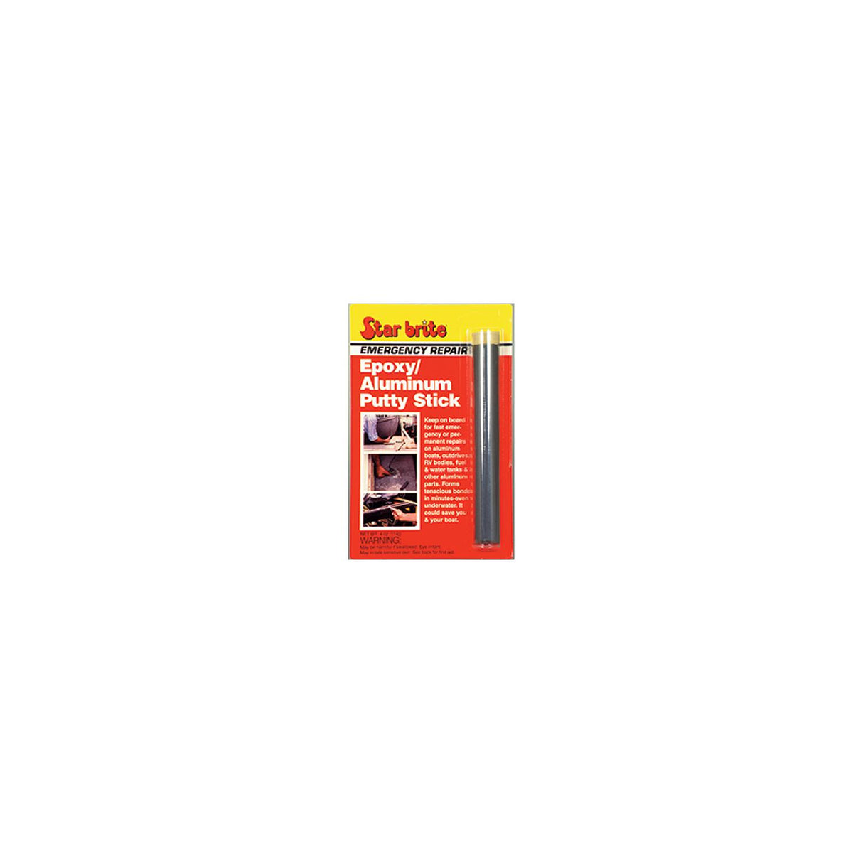 Star brite Epoxy Aluminum Putty Stick - 4 oz [87004] - official Star brite product image 2