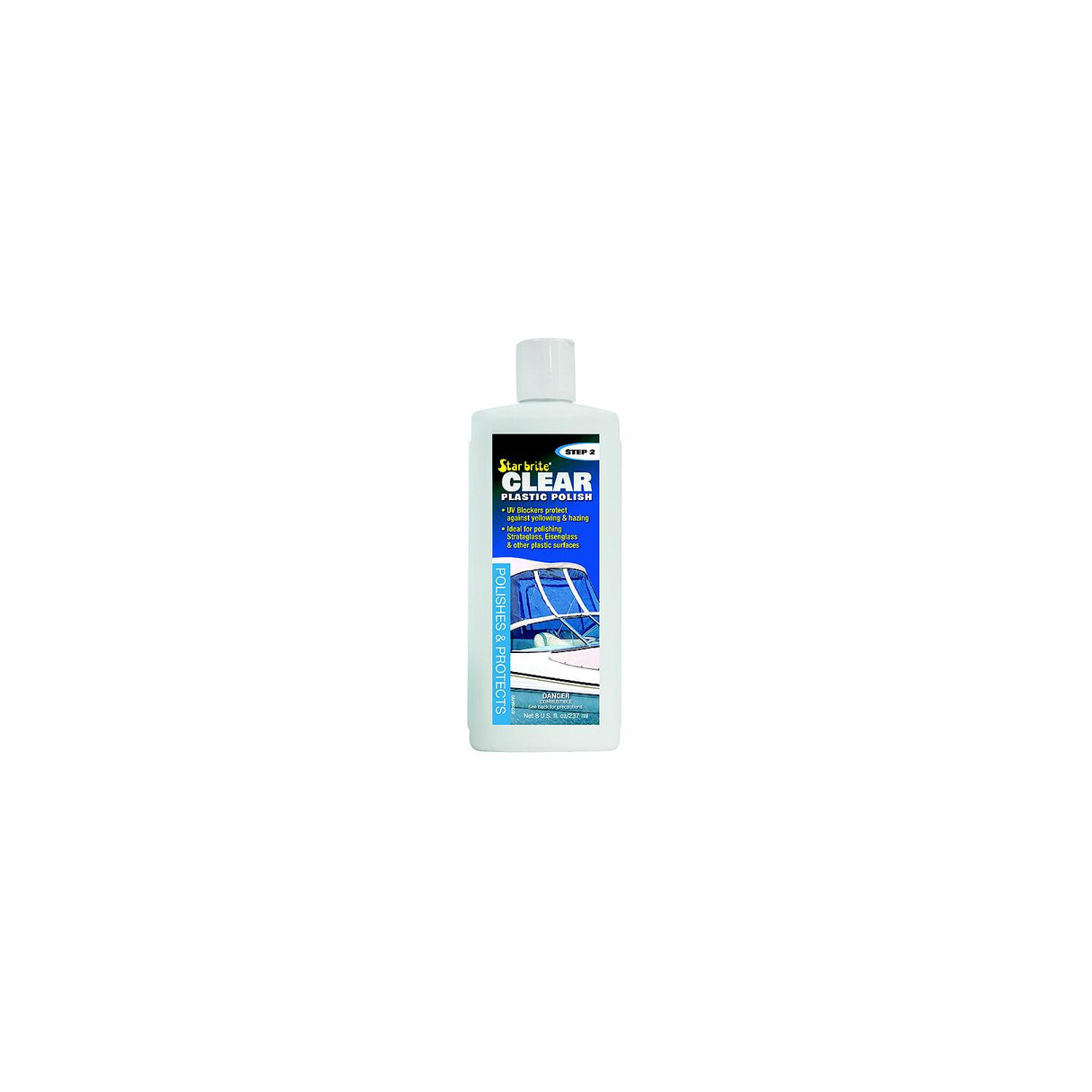 Star brite Clear Plastic Polish - Step 2 - 8 oz [87308] - official Star brite product image 2