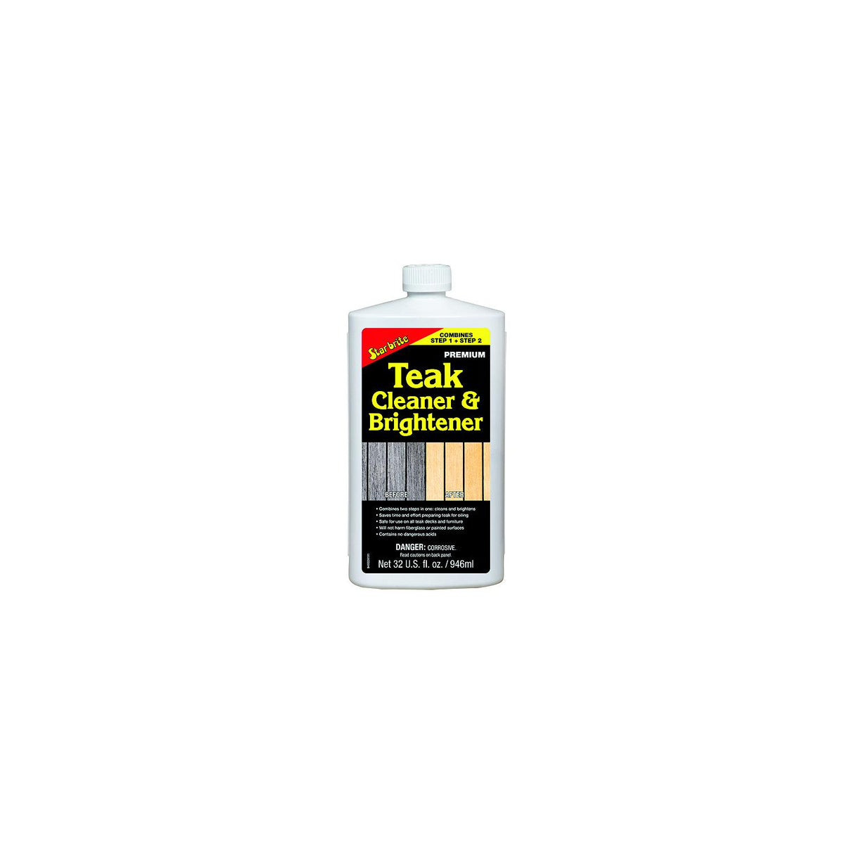 Star brite Starbrite 94932 One Step Teak Cleaner & Brightener, 32 oz., 6/case - 94932