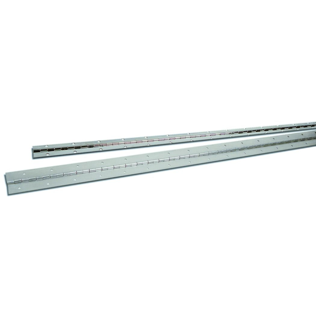 TACO Marine Type 304 Stainless Steel Bright Annealed Continuous “Piano” Hinge (2” x 6') - 3-0536-0153 - image 1