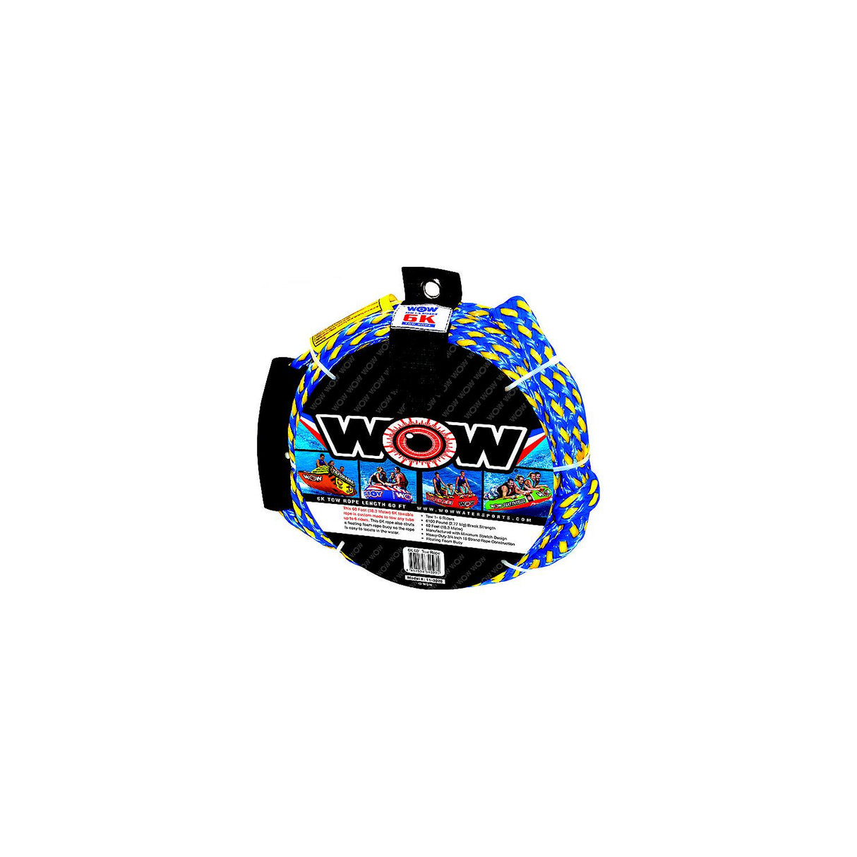 WOW Watersports WOW Towable Tow Rope, 60', 6 Riders - 44136