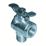 GROCO 1/2" NPT 90&deg; Stainless Steel Fuel Valve - FV-590-S