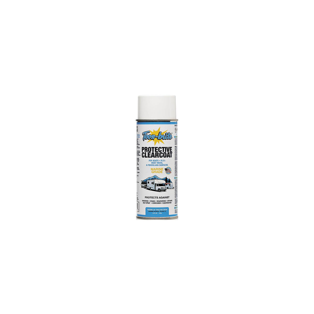 Toonbrite Toon-Brite Aluminum, Metal & Fiberglass Protective Clear-Coat, 12 oz. - PA1000