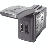 Blue Sea Systems Blue Sea 1038 48V Dual USB Charger Contura Switch Mount