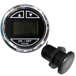 Faria Beede Instruments Faria Chesapeake Black 2" Depth Sounder w/Thru-Hull Transducer - 13795