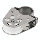 Schaefer Marine Schaefer Clamp-On Furling Line Stanchion Lead Block - 1" Ball Bearing - 300-34