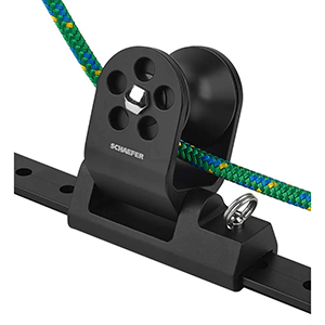 Schaefer Marine Schaefer Twin Sheet Block f/1-1/4" T-Track - Black - 32-97